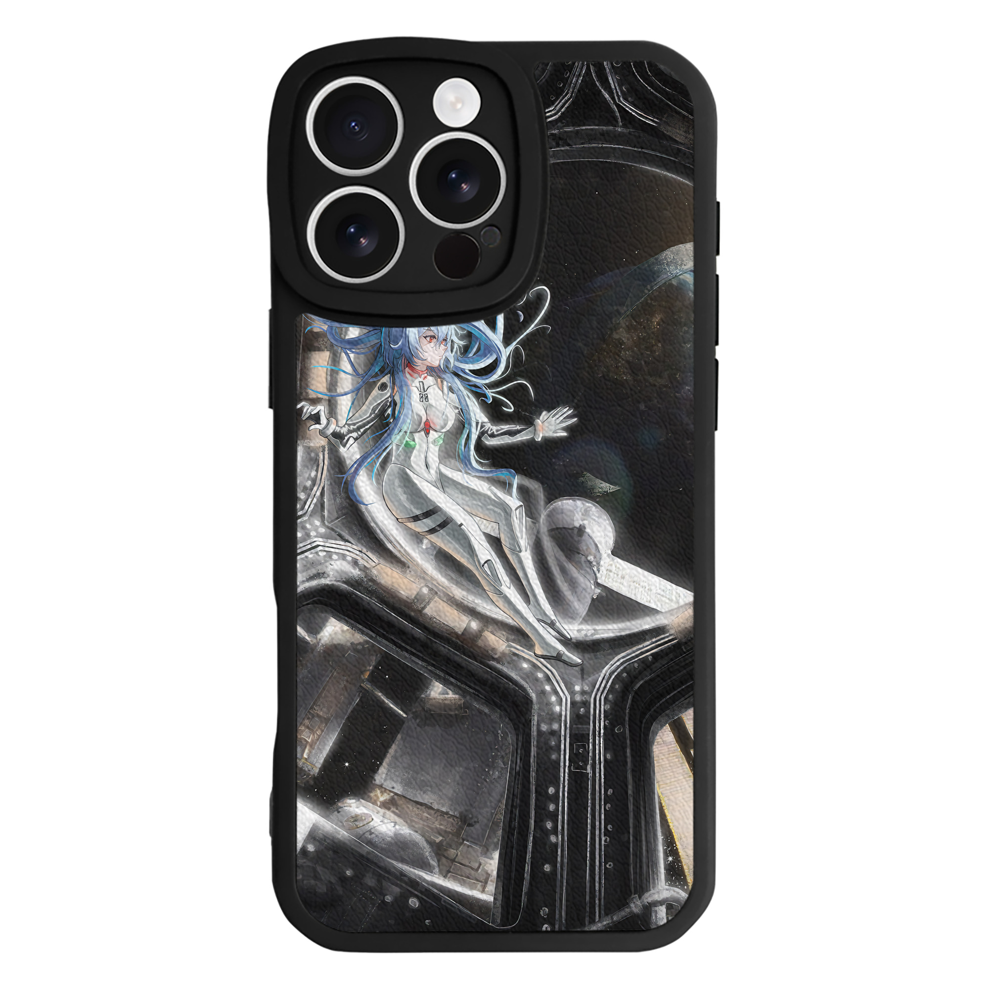 （画像用） EVA 新世紀エヴァンゲリオン 【iPhone 16シリーズ対応】シリコンスマホケース（レザー調） 材質：シリコン